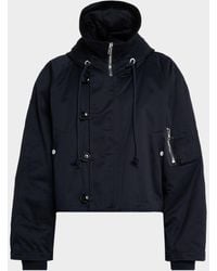 EZR - Apos;S Cotton Cropped Hooded Jacket - Lyst