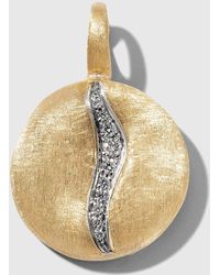 Marco Bicego - 18k Jaipur Yellow And White Gold Medium Pendant With Diamond Pave Accent - Lyst