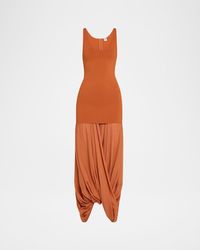 TOTEME - Draped Cocoon Maxi Tank Dress - Lyst