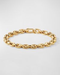 David Yurman - Deco Chain Link Bracelet In 18k Gold, 6.5mm - Lyst