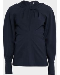 Victoria Beckham - Long-Sleeve Twist Detail Top - Lyst