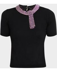 Valentino Garavani - Maglia Virgin Wool Top - Lyst