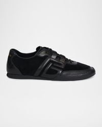 Balmain - Apos;S Boxing Suede Low-Top Sneakers - Lyst