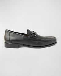 Bruno Magli - Trieste Horse-Bit Leather Loafers - Lyst