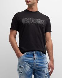 DSquared² - Cool-Fit T-Shirt With 3D Logo - Lyst