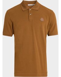 Moncler - Apos;S Logo Patch Short-Sleeve Polo Shirt - Lyst