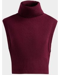 Jonathan Simkhai - Maple Ribbed Wool-Cashmere Top - Lyst