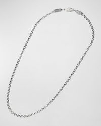 Konstantino - Sterling Silver Cable Chain Necklace, 20"l - Lyst