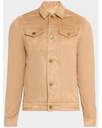 Monfrere - Apos;S Dean Faux Suede Shirt Jacket - Lyst