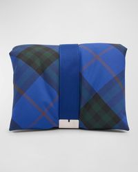 Burberry - Check Pillow Crossbody Bag - Lyst