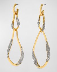 Alexis - Solanales Crystal Linear Link Earrings - Lyst