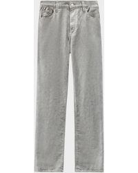 FRAME - Le Sleek Straight Velvet Jeans - Lyst