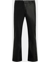 Hudson Jeans - Apos;S Walker Vegan Leather Kick-Flare Pants - Lyst