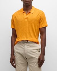 Vilebrequin - Pyramid Linen Polo Shirt - Lyst