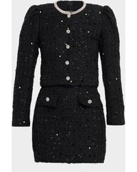Generation Love - Chiara Embellished Tweed Jacket - Lyst