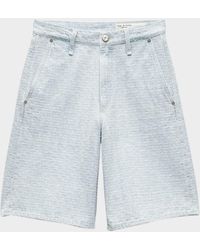 Rag & Bone - Mckenna Tailored Tweed Shorts - Lyst