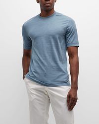 Zegna - Cotton-silk Leggerissimo T-shirt - Lyst