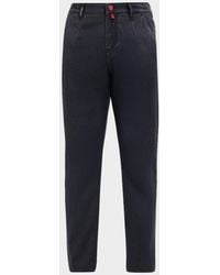 Kiton - Apos;S Washed Wool Darted Flat-Front Pants - Lyst