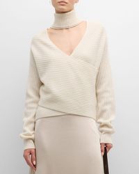 NAADAM - Cashmere Cutout Reversible Turtleneck Sweater - Lyst