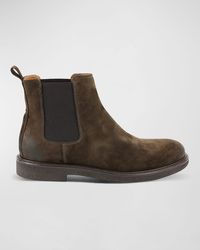 Bruno Magli - Gasol Burnished Suede Chelsea Boots - Lyst