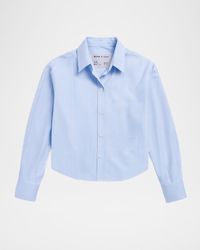 CISSA - The Belle Striped Button-Front Shirt - Lyst