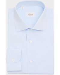 Brioni - Cotton Plaid Dress Shirt - Lyst