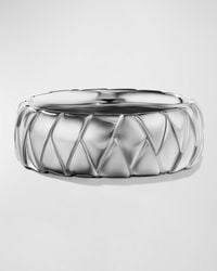 David Yurman - Cairo Wrap Band Ring In Silver, 8mm - Lyst
