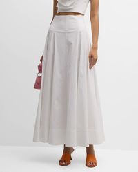 Lela Rose - Pleated Full Maxi Skirt - Lyst