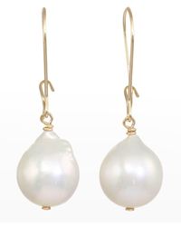 Margo Morrison - Baroque Pearl Earrings With 14K Fill - Lyst