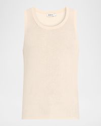 Jonathan Simkhai - Apos;S Elikai Ribbed Cotton Fitted Tank Top - Lyst