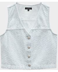 Rag & Bone - Juliana Tweed Vest - Lyst