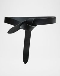 Isabel Marant - Lecce Tie-Up Leather Belt - Lyst