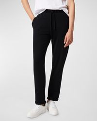 Majestic Filatures - Drawstring French Terry Pants With Rolled Hem - Lyst