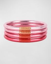 BuDhaGirl - Carousel Pink All Weather Bangles - Lyst