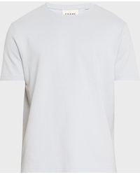 FRAME - Duo Fold Short Sleeve Tee - Lyst