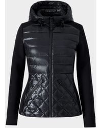 Mackage - Agatha Quilted Mixed-Media Hooded Down Jacket - Lyst