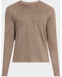Stefano Ricci - Linen Long-Sleeve T-Shirt - Lyst