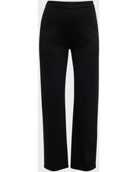 St. John - Santiago Knit Straight-Leg Pants - Lyst