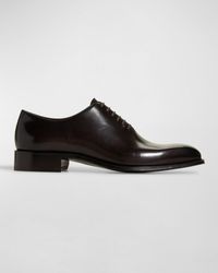 Tom Ford - Claydon Burnished Leather Oxfords - Lyst