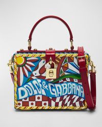Dolce & Gabbana Rosaria Carretto-Print Teatro dei Pupi Crossbody Bag