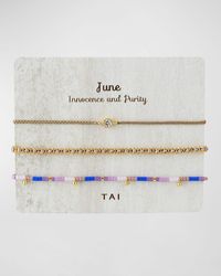 Tai - Personalized Birthday Bracelets, Set Of 3 - Lyst