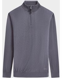 Bugatchi - Apos;S Wool Quarter-Zip Sweater - Lyst