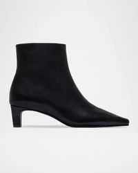 Bernardo - 50Mm Everett Leather Ankle Booties - Lyst