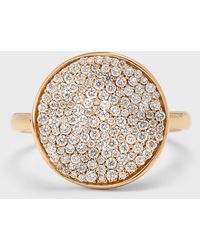 Ippolita - 18k Rose Gold Stardust Flower Diamond Ring, Size 7 - Lyst