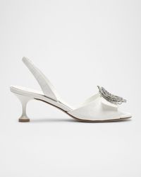 Alexandre Birman - Easy Madelina Embellished Satin 60 Pumps - Lyst