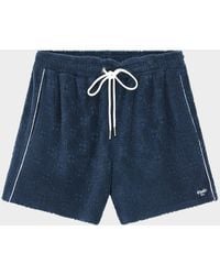 Ksubi - Terry Jacquard Drawstring Lounge Shorts - Lyst