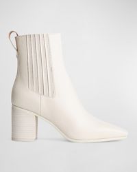 Rag & Bone - Astra Leather Square-Toe Chelsea Boots - Lyst