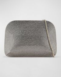 Giorgio Armani - Small Rhinestone Clutch Bag With Chain - Lyst