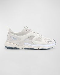 Axel Arigato - Mesh And Leather Satellite Runner Sneakers - Lyst