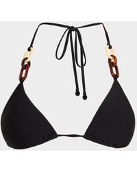 Ramy Brook - Nancy Ring Triangle Bikini Top - Lyst